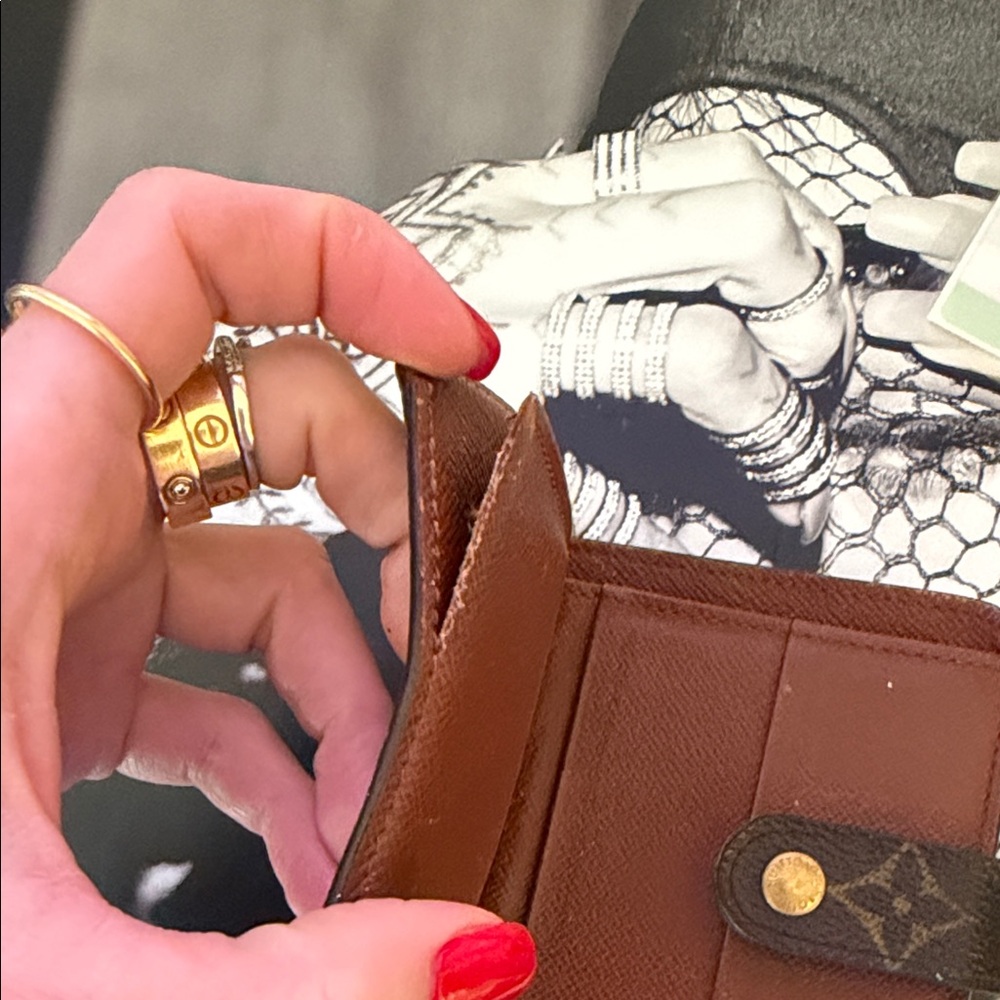 Louis Vuitton Brown Monogram Compact Wallet - Picture 3 of 12